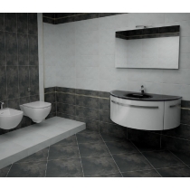 COSMOPOLITAN - 2X2/12X12, CHARCOAL, MATTE